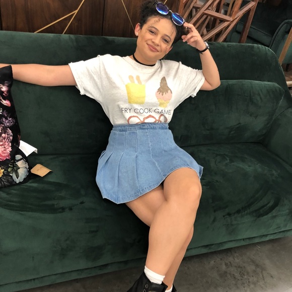 Forever 21 blue jean skirt - Picture 3 of 4